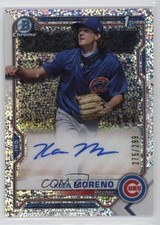 2021 Bowman Chrome Prospect Speckle Refractor /299 Koen Moreno Auto 1n21
