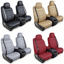 Juego completo de fundas de asiento Coverland de cuero delanteras traseras para Hummer H2 2003-2009