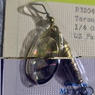 Vintage Glen L. Evans Tornado Spinner Bait - 1/4 oz - NIP Gold/Holographic — photo 5