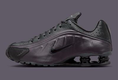 Nike Shox R4 Shoes Cave Purple Off Noir Black HQ1988-500 Men's Size