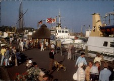 Busum Harbor Busum Schleswig Holstein Germany vintage postcard x391