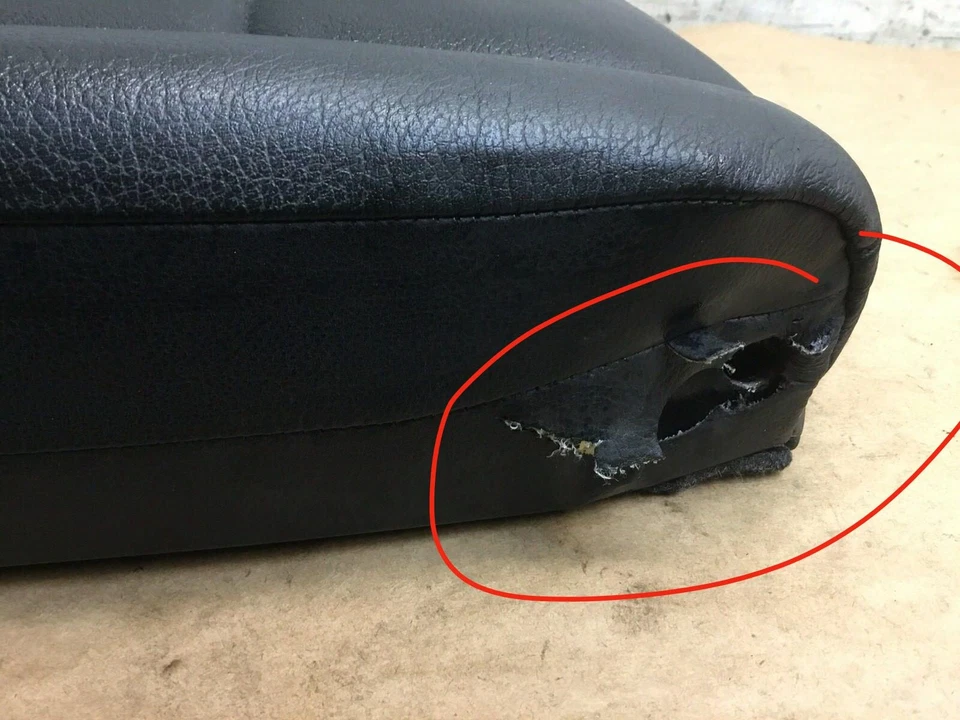 Cojín trasero izquierdo asiento superior negro Volkswagen Golf GTI 1999 2000 2001 - 04 05:Y Foto 3 de 4