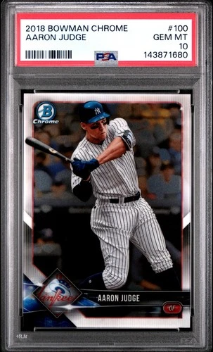 2018 Bowman Chrome Aaron Judge #100 PSA 10 🔥