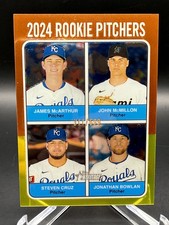 2024 Topps Heritage High Number - Quad Rookies Steven Cruz, Jonathan Bowlan,...