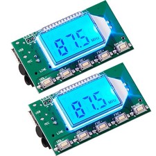 2 Pieces Digital FM Transmitter Module Stereo DSP PLL Small