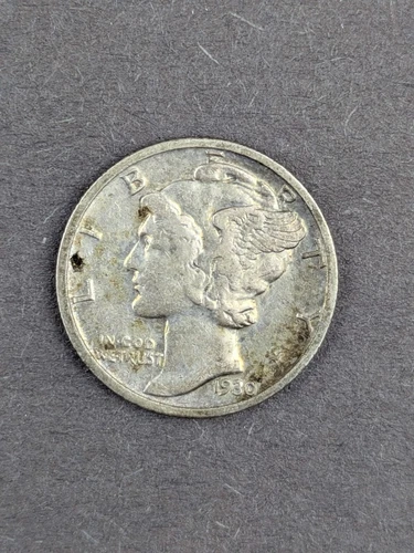 1930 S Mercury Silver Dime - VF / XF (214)