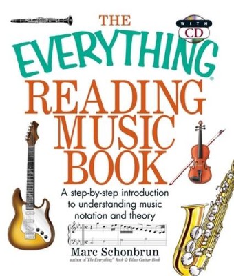 The Everything Reading Music Book with CD: A Step-By-Step Introducti - VERY GOOD