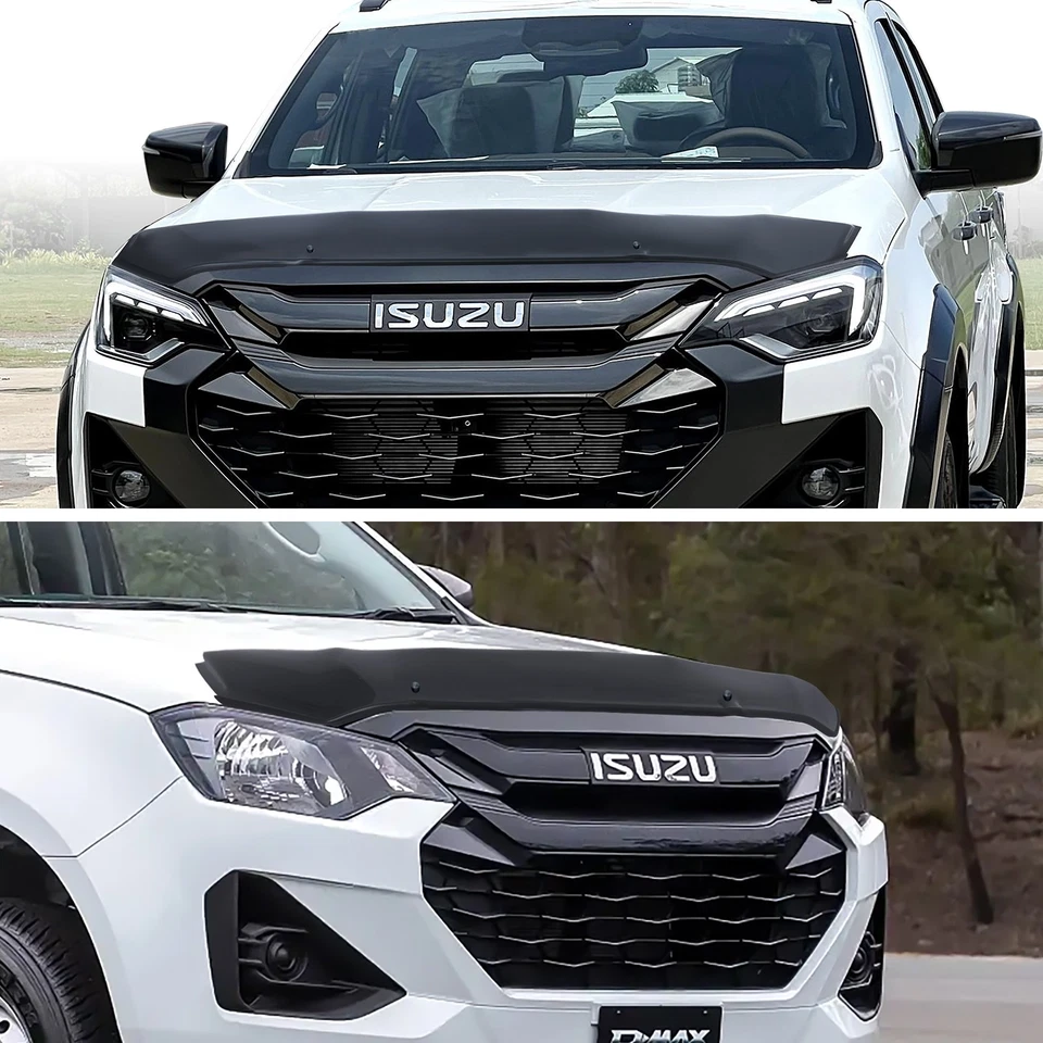 Deflector de capó para Isuzu D-max 2024-2025 deflector de viento protección contra impactos de piedras - Imagen 4 de 4