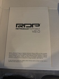 New in Box RetroDuo Portable V2.0 Handheld System Portable SNES w/ Adaptor