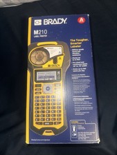 Brady M210 Handheld Label Maker - Black/Yello...