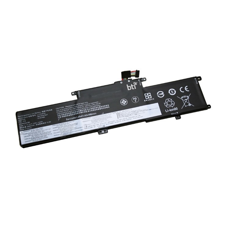 BTI L17M3P55 compatible 45Wh 3-cell battery for Lenovo Yoga L380 L390