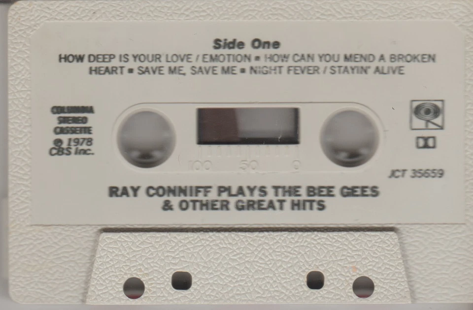 RAY CONNIFF CASSETTE TAPE: "PLAYS THE BEE GEES & OTHER GREAT HITS" 1978 - Image 2 of 4