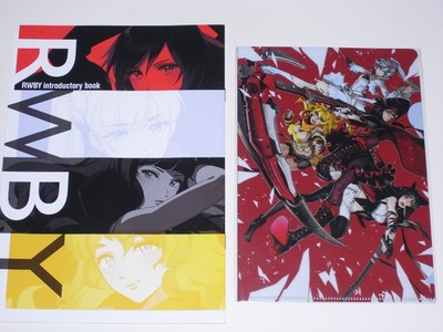 RWBY Introductory Book Clear File Newtype Ultra Jump Supplement Free Shipping