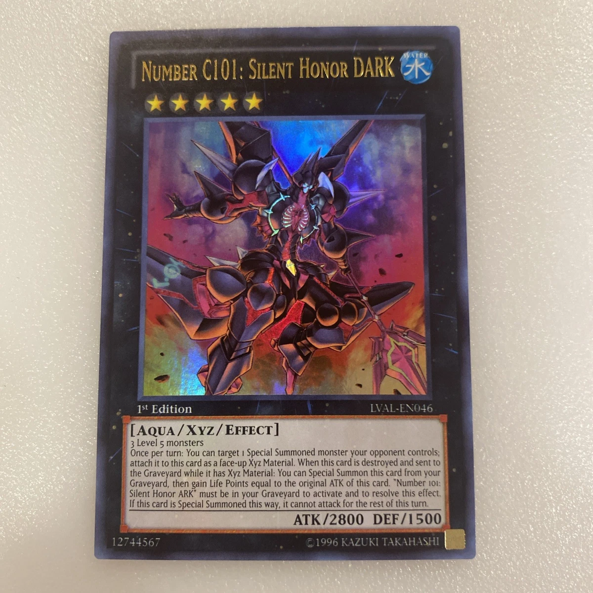 Number C101: Silent Honor DARK LVAL-EN046 Legacy of the Valiant