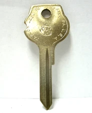 Vintage Taylor 079JD Key Blank For 1971-1975 Opel NOS-"Uncut Key"-New From Box