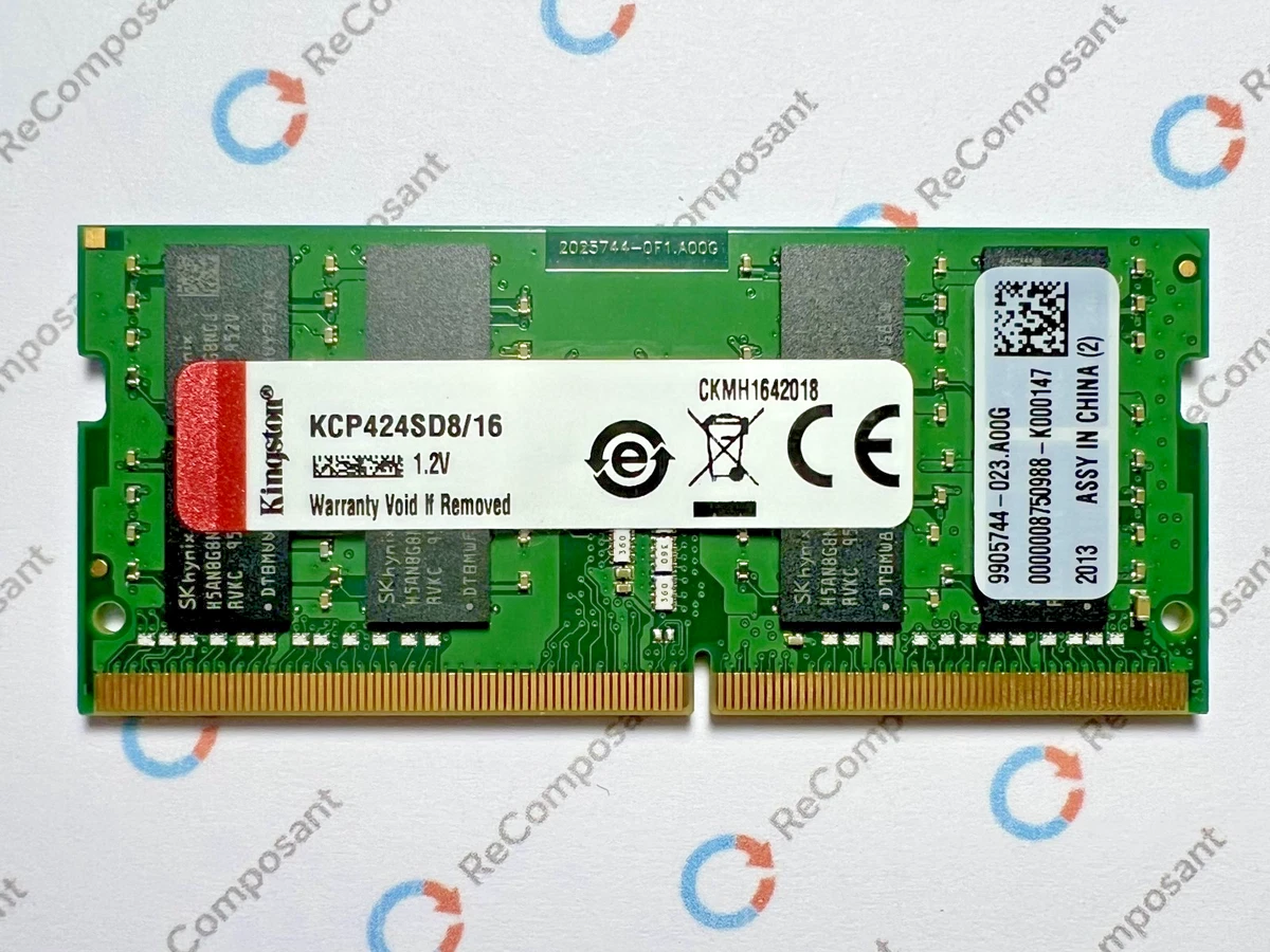 8 Go DDR4 2400 MHz SO-DIMM – Mémoire RAM Pour Ordinateur Portable Lenovo (FRU 01FR301, 01AG711)