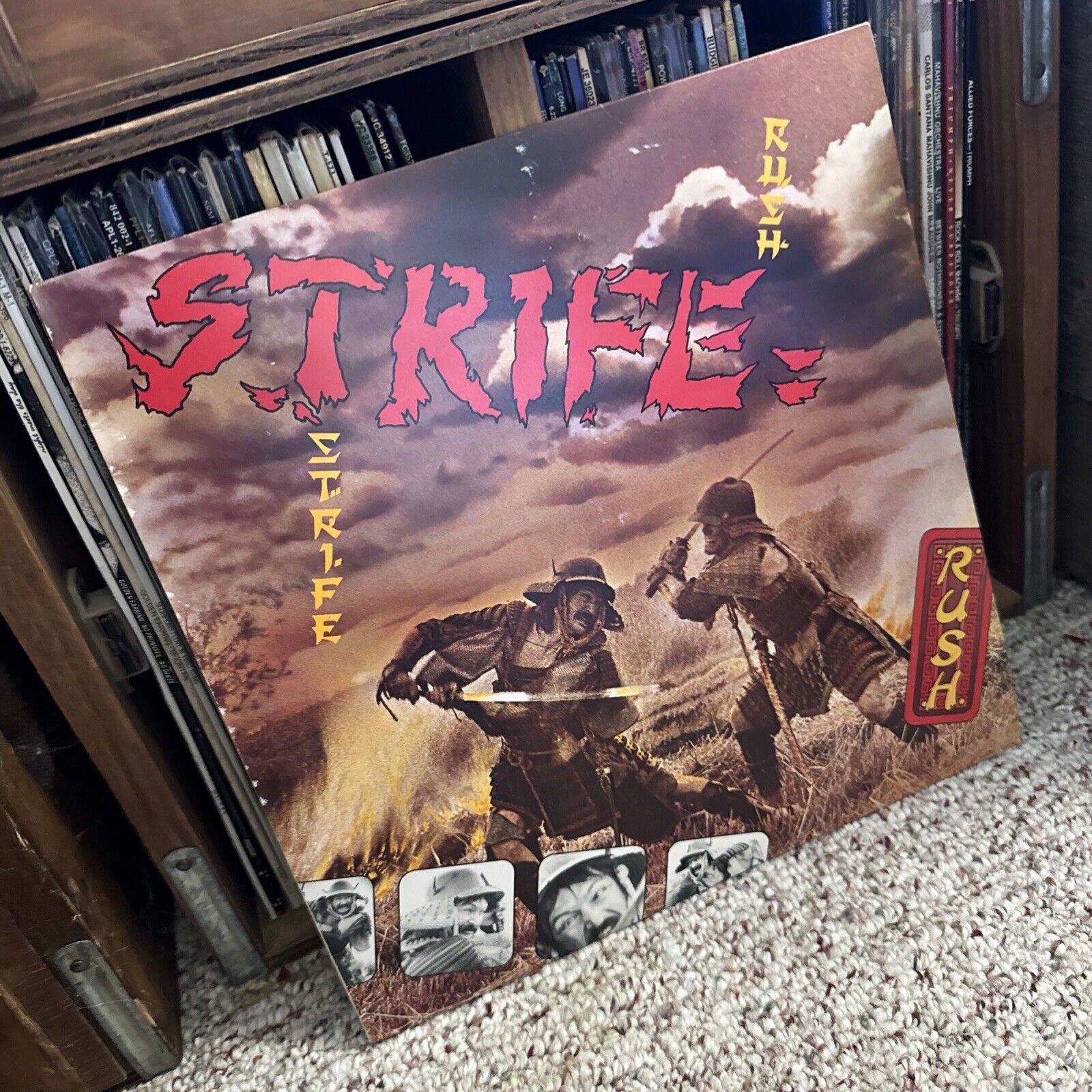 STRIFE - RUSH rare 1975 Chrysalis 1st press LP CHR 1063