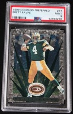 1999 Donruss Preferred Brett Favre #57 PSA 9 MINT Green Bay Packers Card HOF