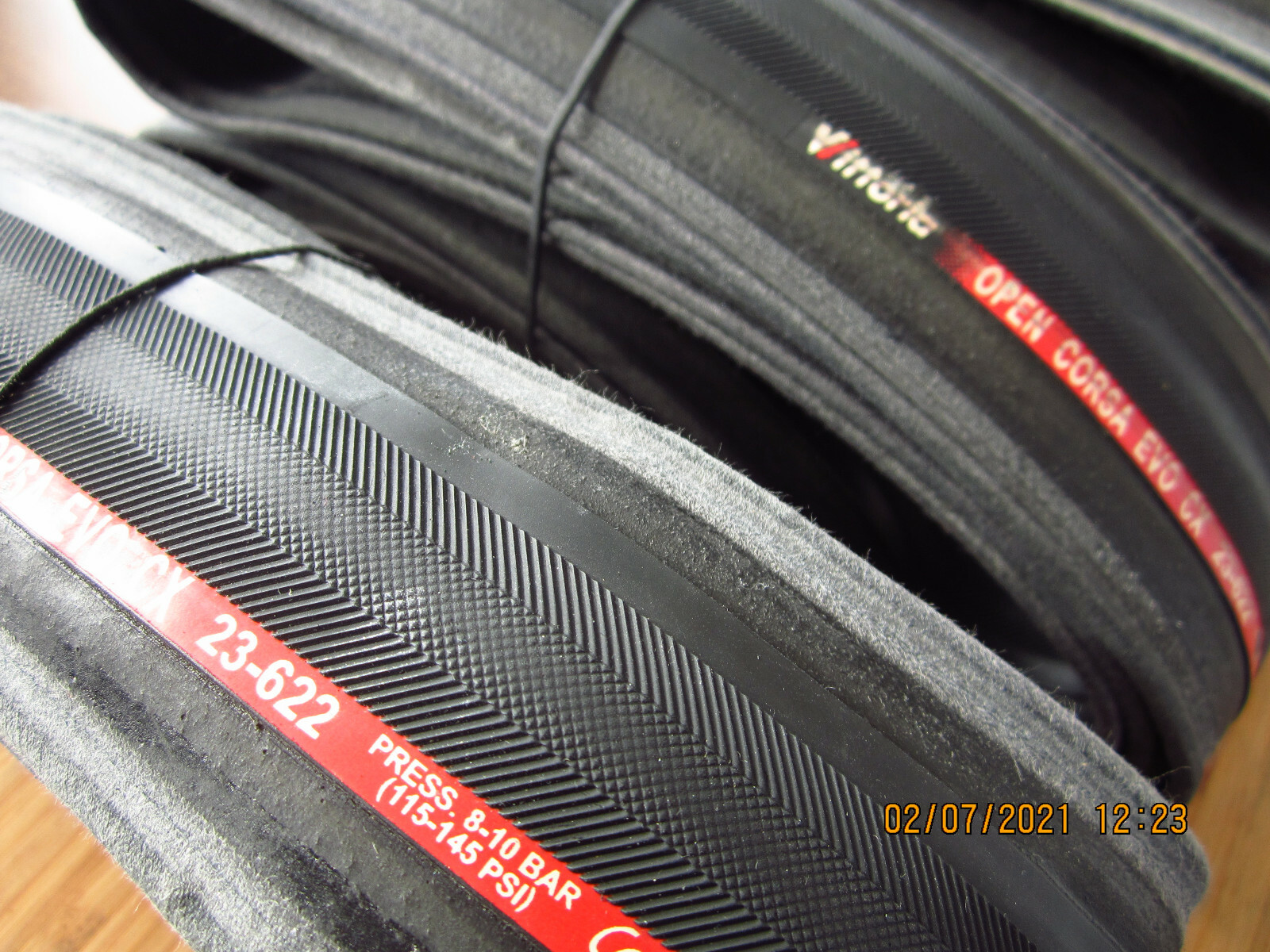 Vittoria Open Corsa EVO-CX 290TPI BLACK 700x23 clincher Brand New Old Stock