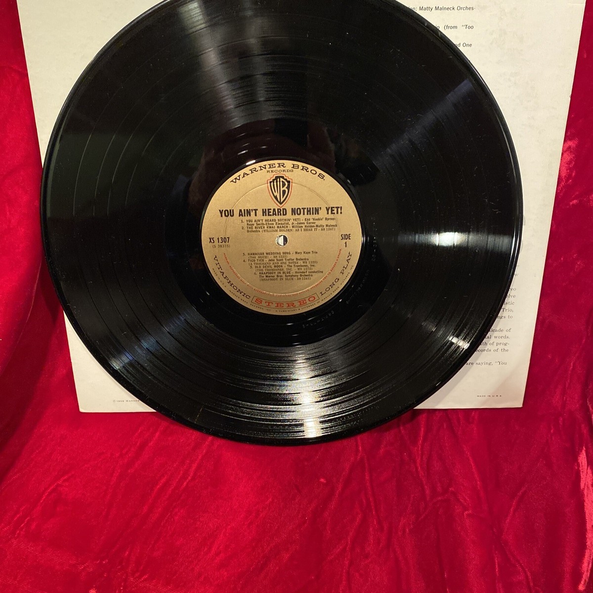 You ain't heard nothin yet-Various Artists 1959 lp Warner You ain't heard nothin yet-Various Artists 1959 lp Warner