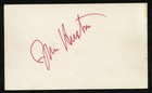 John Huston d1987 signed autograph Vintage 3x5 Actor The Maltese Falcon Bas Cert