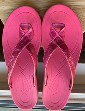 PINK RIBBON SANDALS SHOES BY TWISTED X - SIZE 11 MED WITH BOX - FREE SHIPPING  