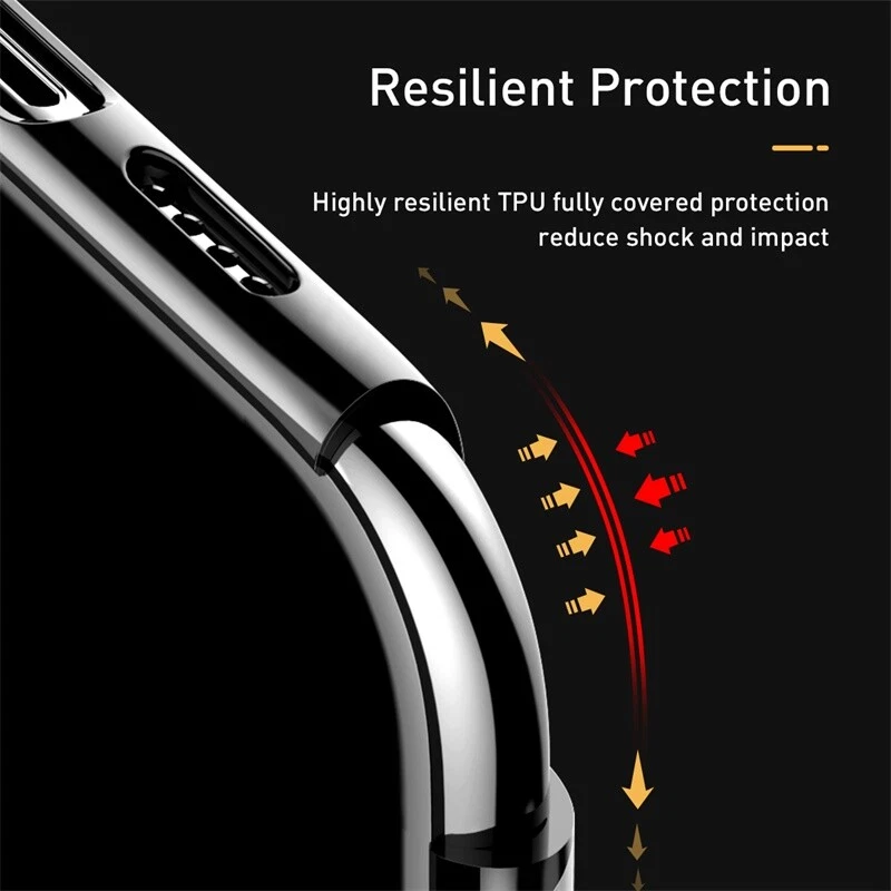 适用于 iPhone 11 12 Pro Max X XR XS 闪亮防震手机壳 保护套 — 第 4/4 张图片