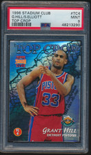 1996 Stadium Club G Hills/ S Elliott #TC4 HOF Pistons/Spurs PSA 9 MINT