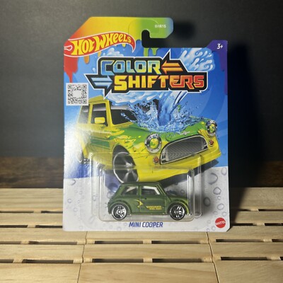 Hot Wheels COLOR SHIFTERS - MINI COOPER - Color Changing Car 1:64 Mattel 