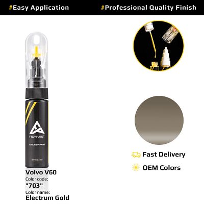 Touch up Paint for Volvo V60 Code: 703 Electrum Gold Professional Repair