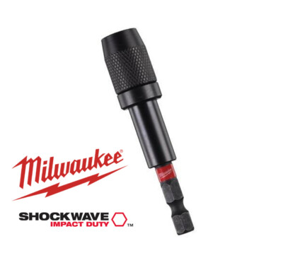 Milwaukee Shockwave schlagfester Magnetbithalter Schnellwechsel Impact 1/4'' HEX