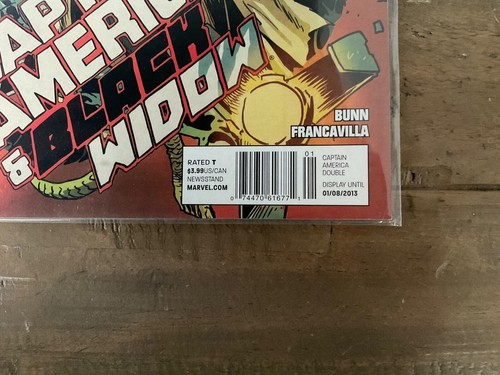 Captain America #639 Marvel | Cullen Bunn Black Widow rare Newsstand edition - Picture 3 of 3
