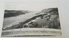 RPPC real photo postcard looking East from Vista House Columbia River Oregon
