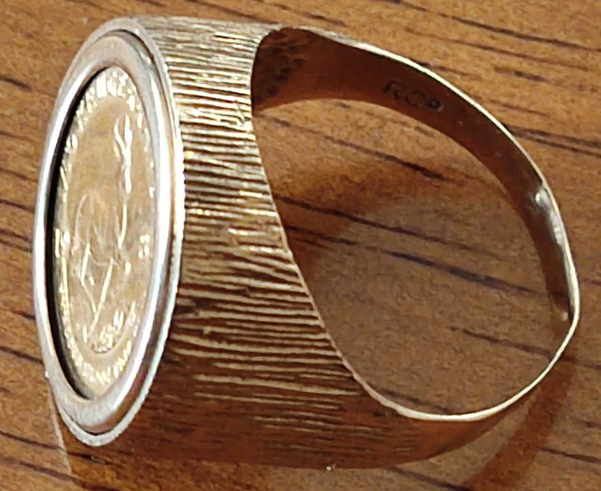 Krugerrand ring 1982 sale