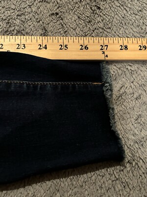 KanCan Jeans Womens 13/30 Logo Button Fly Stretch Fringe