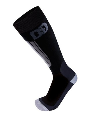 BootDoc Ski- und Snowboard-Socke ''BLACK BASIC'' - Größe S (35-38)