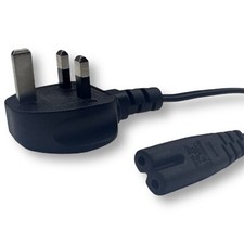 Figure 8 Mains Power Cable UK Plug to C7 Lead  1 Meter for LED TV, Laptop and PC