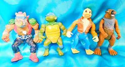 4 - BeBop Leo Splinter Ace Duck MIRAGE Teenage Mutant Ninja