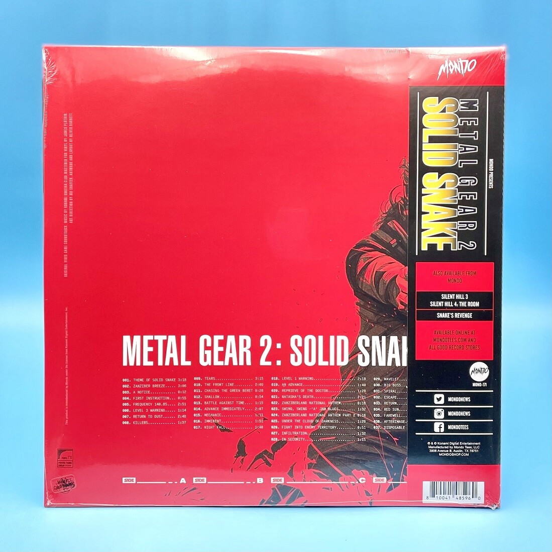 [未使用品 レコード 2LP]　l Gear 2 Solid Snake Amazon.com: Metal Gear 2: Solid Snake - Video Game