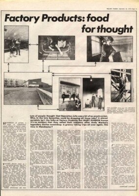 Factory Records Joy Division OMD ACR MM9 Article 1979