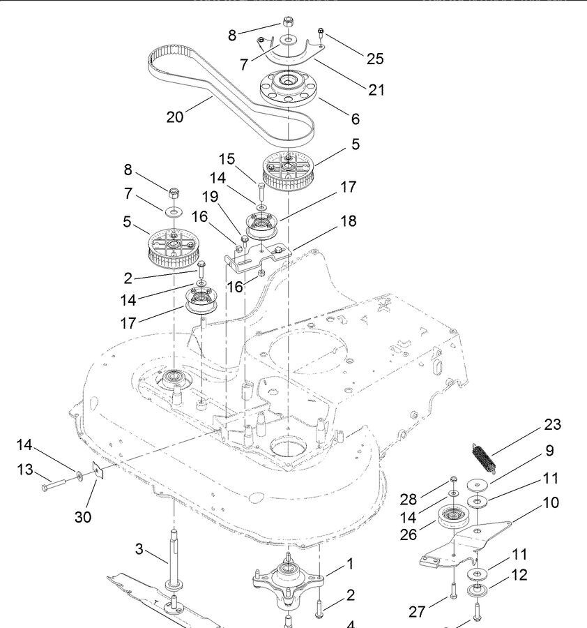 Genuine Exmark 121-9107 Spindle ASM ECS180CKA30000 120-6234 OEM - Powered By Moyer