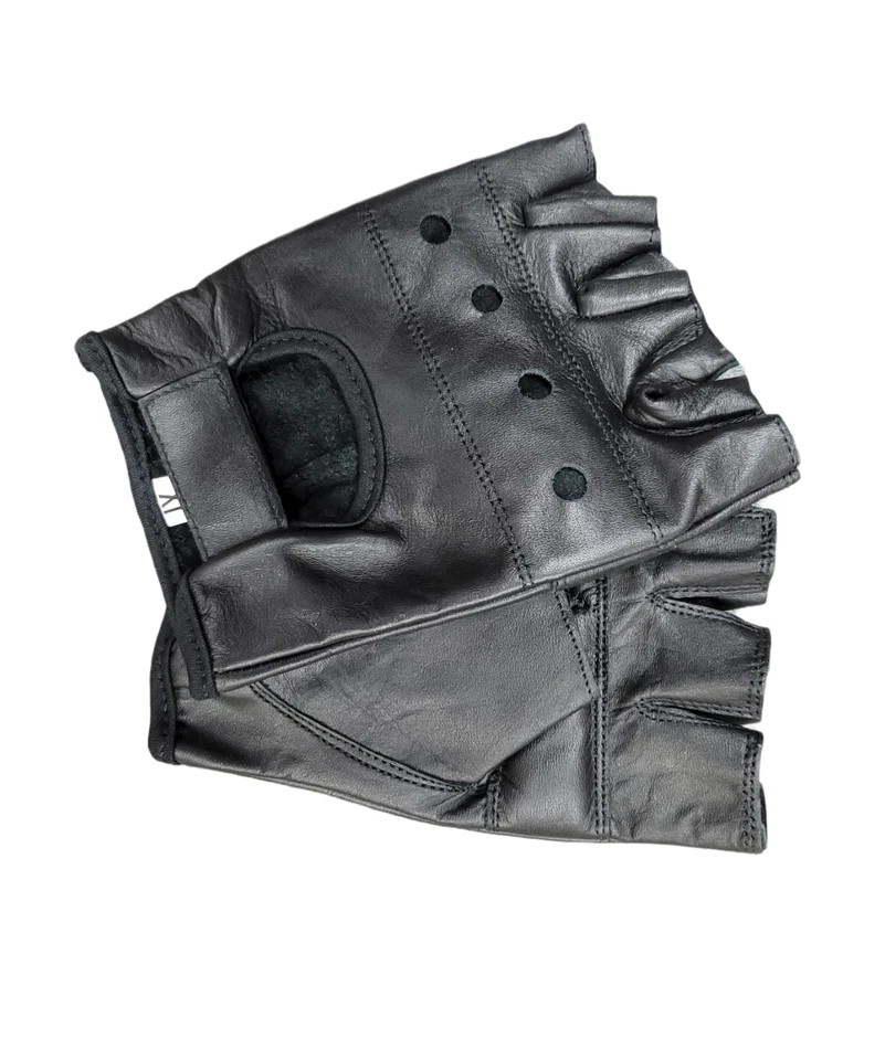 ВОЛОВЬЯ КОЖА С ПОДКЛАДКОЙ ЛАДОНИ ПОДЪЕМ ВЕСА ВЕЛОСПОРТ ИНВАЛИДНОЕ КРЕСЛО ПЕРЧАТКИ ЧЕРНЫЙ БОЛЬШОЙ - Изображение 3 из 4