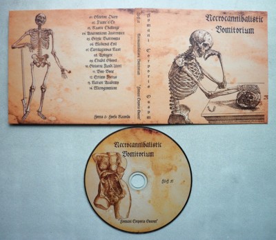 NECROCANNIBALISTIC VOMITORIUM - Humani Corporis Ossum - CD DIGIPAK GORE GRIND
