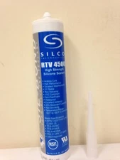 Food Grade RTV Silicone Sealant Adhesive Black 10.3oz 4/Pack