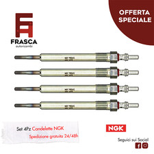 Candelette 4 Pezzi NGK Volkswagen Golf 2.0 TDI 150 CV 1.6 TDI 110 CV