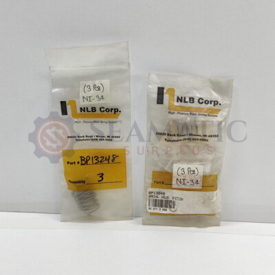 #ad 6 PC X NLB CORP BP13248 SPRING VALVE SUCTION NI#34 $200.00