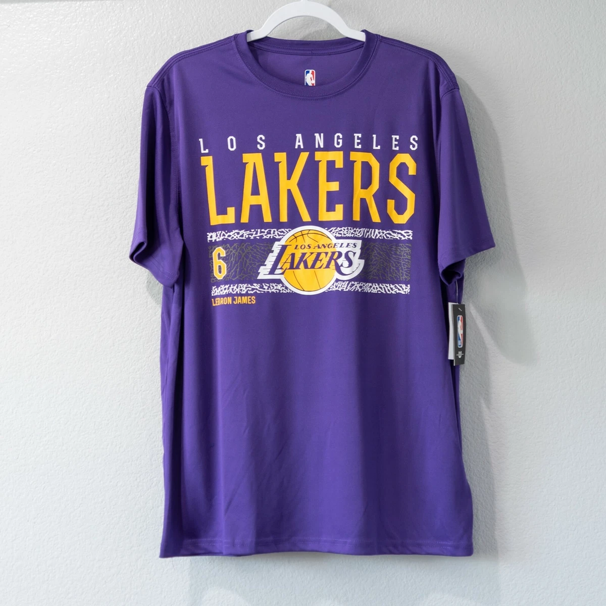 NBA Los Angeles Lakers 6 James Shirt Men s Size L eBay