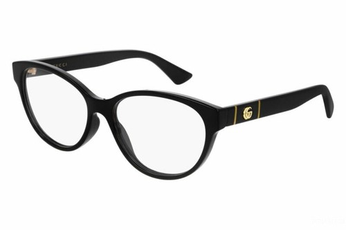 Montatura Occhiali da Vista Donna Gucci 0633O 001 Nero a Gatto Cat Eye  Vintage | eBay