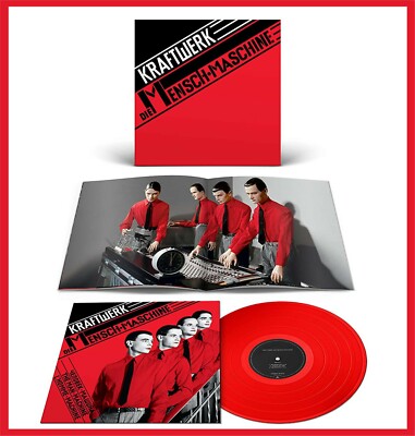 Kraftwerk ''mensch-maschine'' (German Version) limited red Vinyl LP NEU 2020 