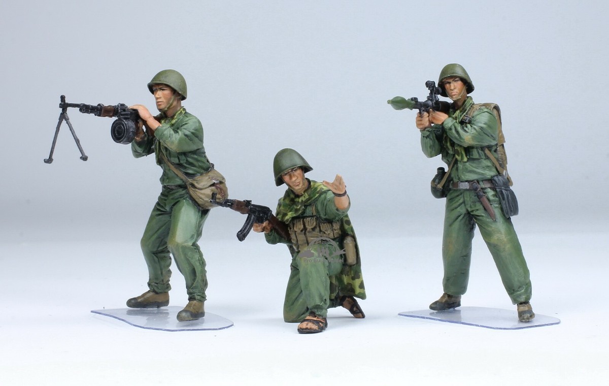 Kit Figurine 1/35 – Sergent US 25e Division Vietnam Avec CAR-15 – Résine Non Peinte Et Non Assemblée – Dès 12 Ans